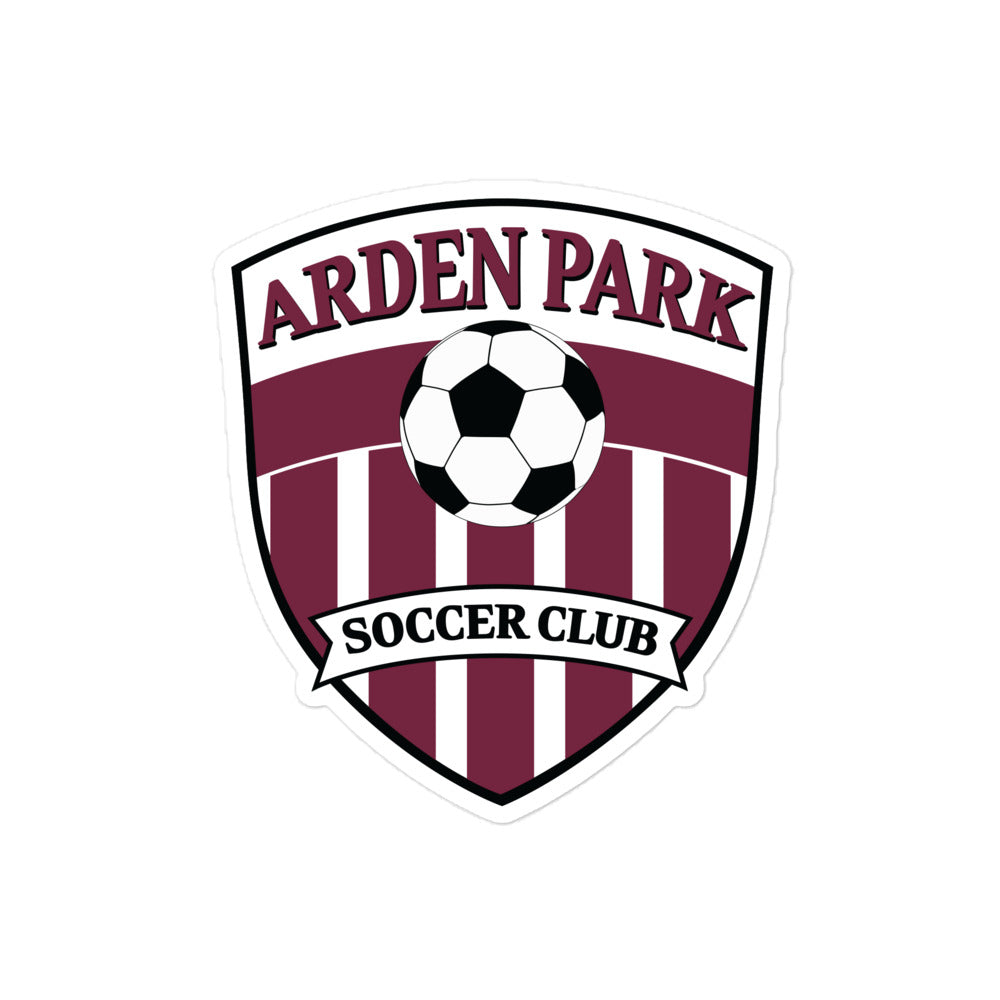 AP Soccer Bubble-free Stickers