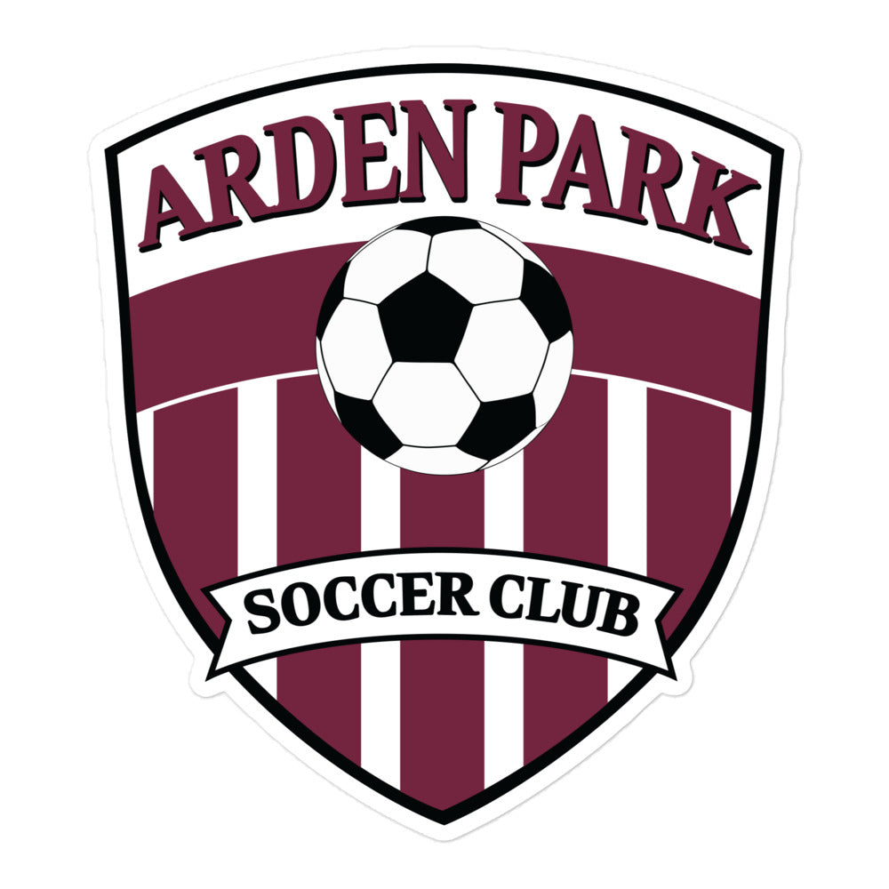 AP Soccer Bubble-free Stickers