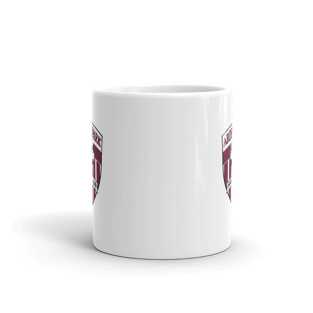 AP Soccer White Glossy Mug