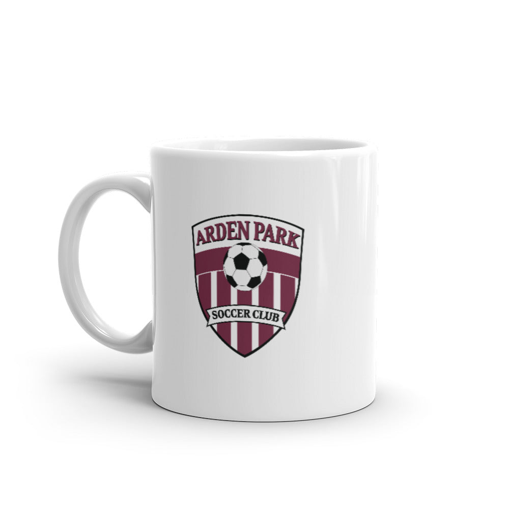 AP Soccer White Glossy Mug