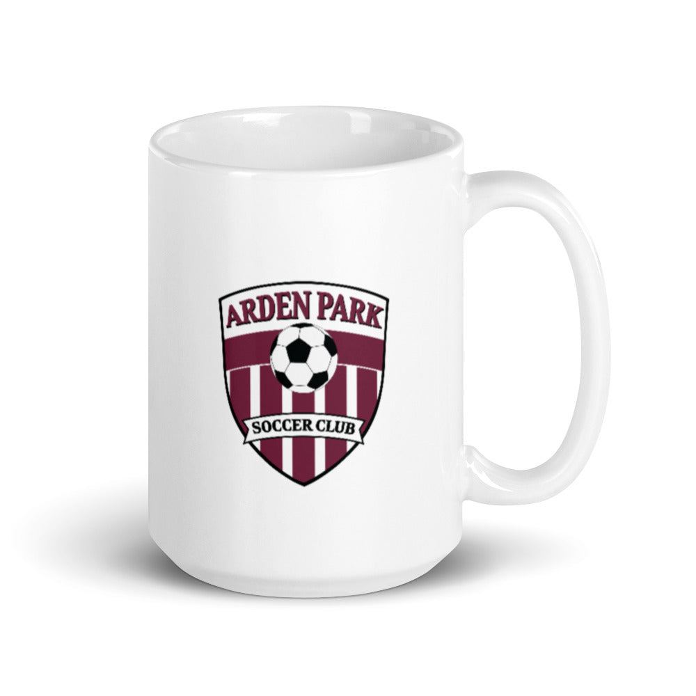 AP Soccer White Glossy Mug