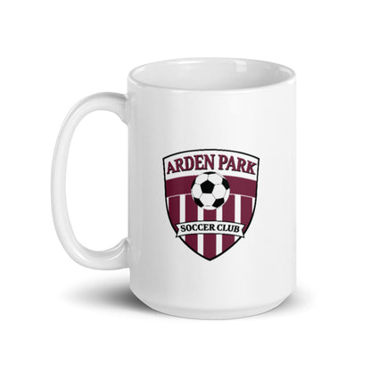AP Soccer White Glossy Mug
